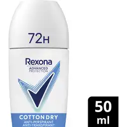 Albert Heijn Rexona Dry cotton anti-transpirant roller aanbieding