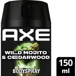 Albert Heijn Axe Mojito & cedarwood deodorant bodyspray aanbieding