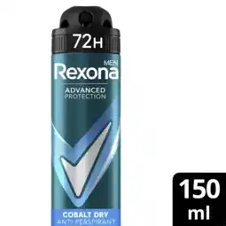 Albert Heijn Rexona Men cobalt dry anti-transpirant spray aanbieding