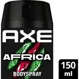 Albert Heijn Axe Africa deodorant bodyspray aanbieding