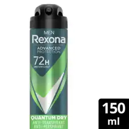 Albert Heijn Rexona Men dry quantum anti-transpirant spray aanbieding