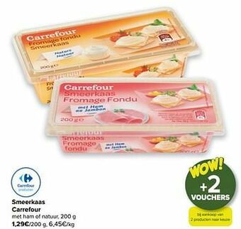 Smeerkaas carrefour