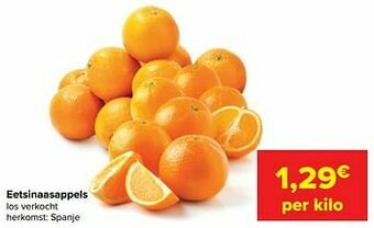Carrefour Eetsinaasappels aanbieding