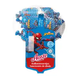 Albert Heijn Aoste Spider-Man kalkoenworstjes bel aanbieding