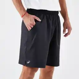 Decathlon Tennisshort voor heren Essential+ zwart aanbieding