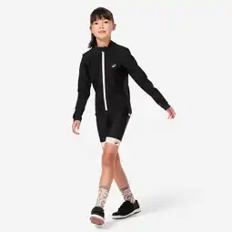 Decathlon Fietsjas voor kinderen winter 8-13 jaar zwart aanbieding