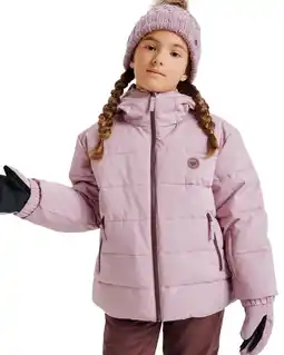 Decathlon Funktionelle Snow-Jacke SNOWYHILL PUFFY Rosa Meisjes 8-16 aanbieding