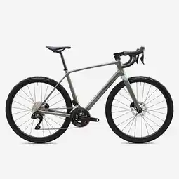 Decathlon Endurance-racefiets Shimano 105 Di2 EDR CF Ultra kakigroen aanbieding