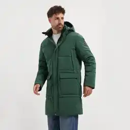 Decathlon Ladan Heren - Puffer winterjas - Waterbestendig - Groen aanbieding