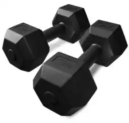 Decathlon Bitumen dumbbell set Trex Sport TX-005CD 2×5 kg krachttraining aanbieding