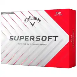 Decathlon Callaway Supersoft Golfballen 12 Pack Rood Nieuw aanbieding