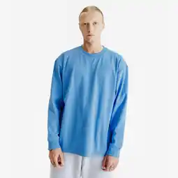 Decathlon Herenshirt met lange mouwen Elementals blauw aanbieding