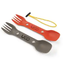 Decathlon 3-in-1 bestek lepel vork mes Uco Spork (x2) aanbieding