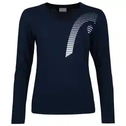 Decathlon Dames-T-shirt met lange mouwen Head Club 21 Linda LS aanbieding