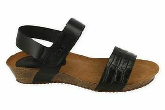 Berca Shoes Hee! Orthopedische Sandaal Dames Ortho - Zwart aanbieding