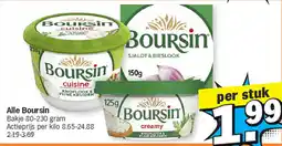 Albert Heijn Alle Boursin aanbieding