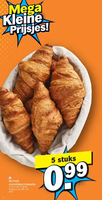 Albert Heijn AH Petit Roombotercroissants aanbieding