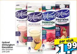 Albert Heijn Optimel Drinkyoghurt Literpakken aanbieding