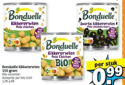 Albert Heijn Bonduelle kikkererwten 150 gram aanbieding