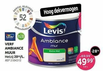 Brico Verf ambiance muur aanbieding
