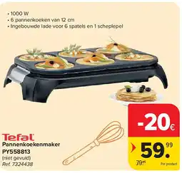 Carrefour Pannenkoekenmaker PY558813 aanbieding