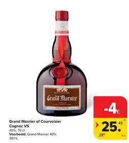 Carrefour Grand Marnier of Courvoisier Cognac VS aanbieding