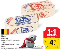 Carrefour Boter Chimay aanbieding