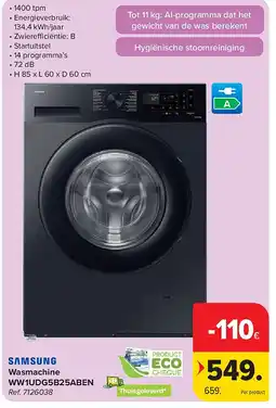 Carrefour Wasmachine WW1UDG5B25ABEN aanbieding