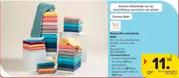 Carrefour Badstoffen handdoek Bath aanbieding