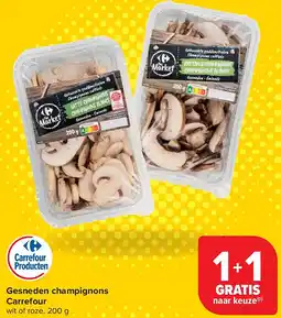 Carrefour Gesneden champignons Carrefour aanbieding