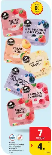 Carrefour Gamma zuivelspecialiteiten met verse kaas Carrefour aanbieding