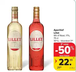 Carrefour Aperitief Lillet aanbieding
