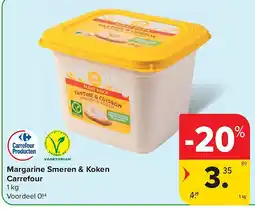 Carrefour Margarine Smeren & Koken Carrefour aanbieding