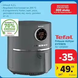 Carrefour Friteuse Airfryer EY111B15 aanbieding