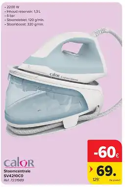 Carrefour Stoomcentrale SV4210C0 aanbieding
