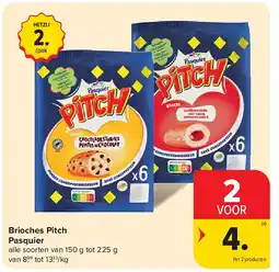 Carrefour Brioches Pitch Pasquier aanbieding