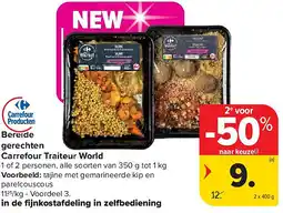 Carrefour Bereide gerechten Carrefour Traiteur World aanbieding