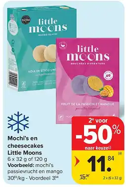 Carrefour Mochi’s en cheesecakes Little Moons aanbieding