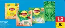 Carrefour Infusies en thee Lipton en Pukka aanbieding