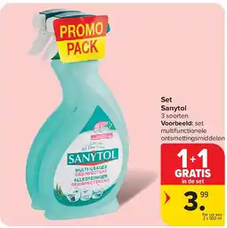 Carrefour Set Sanytol aanbieding