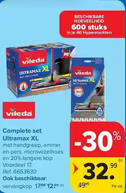 Carrefour Complete set Ultramax XL aanbieding