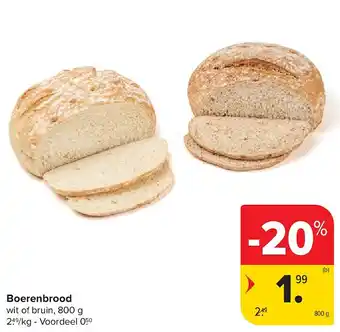 Carrefour Boerenbrood aanbieding