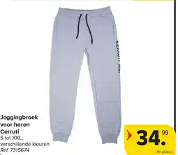 Carrefour Joggingbroek voor heren Cerruti aanbieding