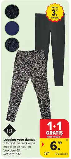 Carrefour Legging voor dames aanbieding