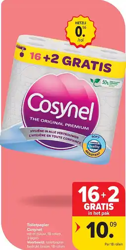 Carrefour Toiletpapier Cosynel aanbieding