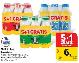 Carrefour Melk in fl es Carrefour aanbieding