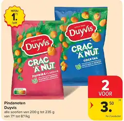 Carrefour Pindanoten Duyvis aanbieding