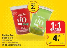 Carrefour Bubble Tea Bubble Go aanbieding