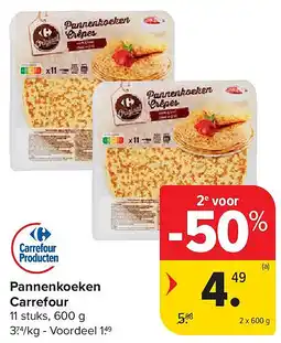 Carrefour Pannenkoeken Carrefour aanbieding