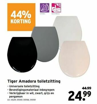GAMMA Tiger amadora toiletzitting aanbieding
